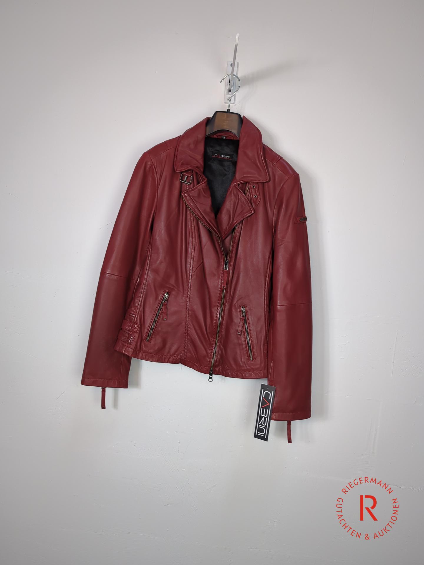 DAMEN LEDERJACKE GRÖSSE 38
